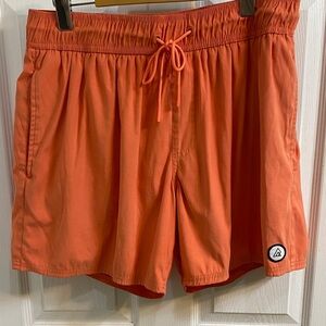 Ripzone Sandspit Men’s Orange Swim Shorts Size Large Summer Beach Vacation